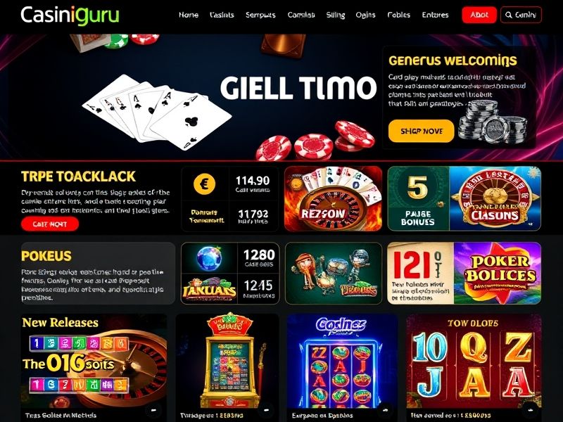 Casinoguru is your complete hub for expert online gambling game guides, strategies, and insights. Compare real money casino options, learn how to maximize bonuses, and play responsibly with trusted resources.